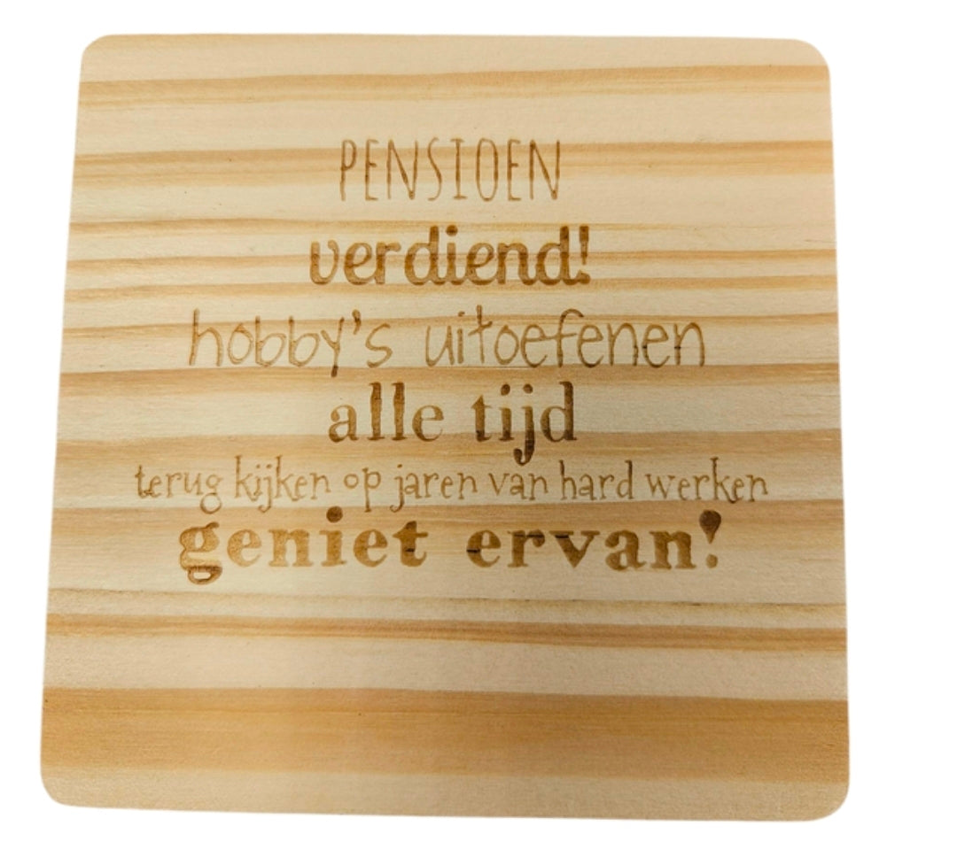 Kadootjes collega/pensioen