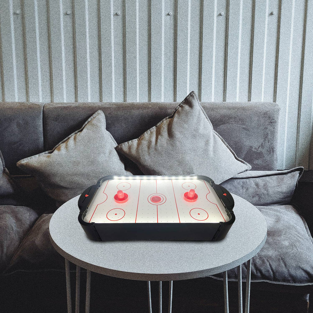 Mad Monkey - Mini Air-Hockey Tafel met LED-verlichting