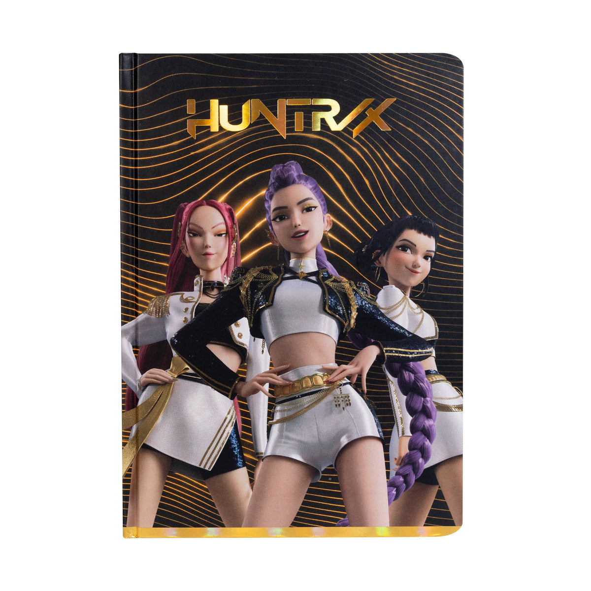 KPop Demon Hunters - Notitieboek A5 - Gouden