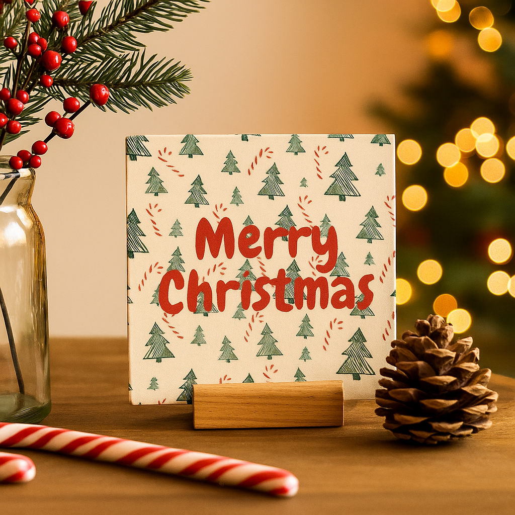Tegeltje Merry christmas