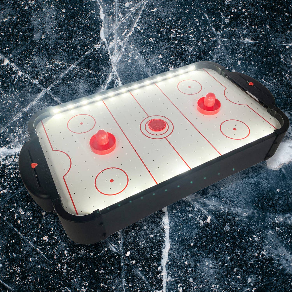 Mad Monkey - Mini Air-Hockey Tafel met LED-verlichting