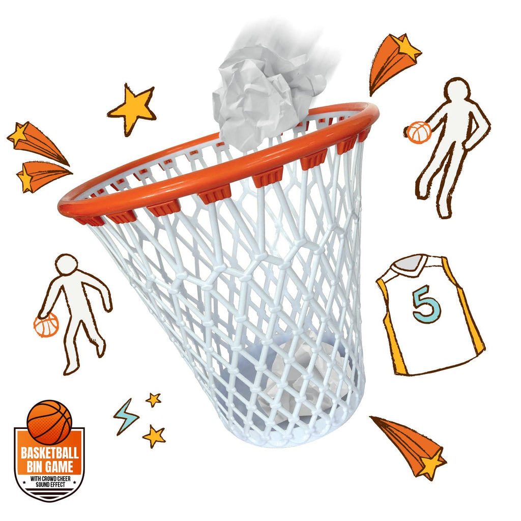 Mad Monkey - Prullenbak in de vorm van een basketbalring