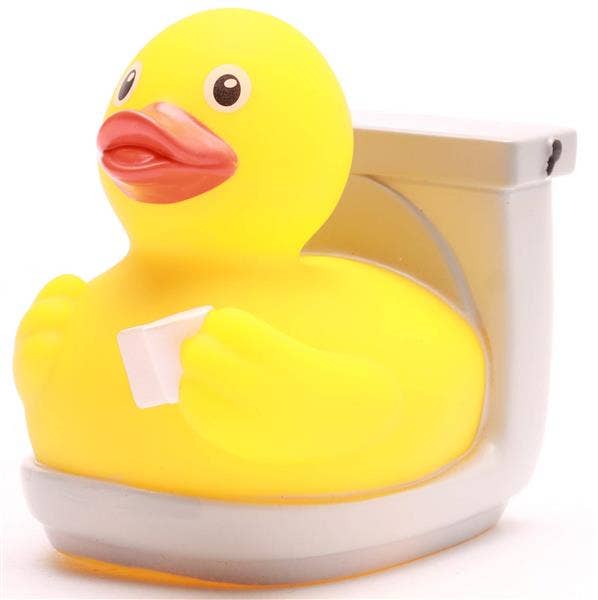 WC-eend Badeend - rubberen eend