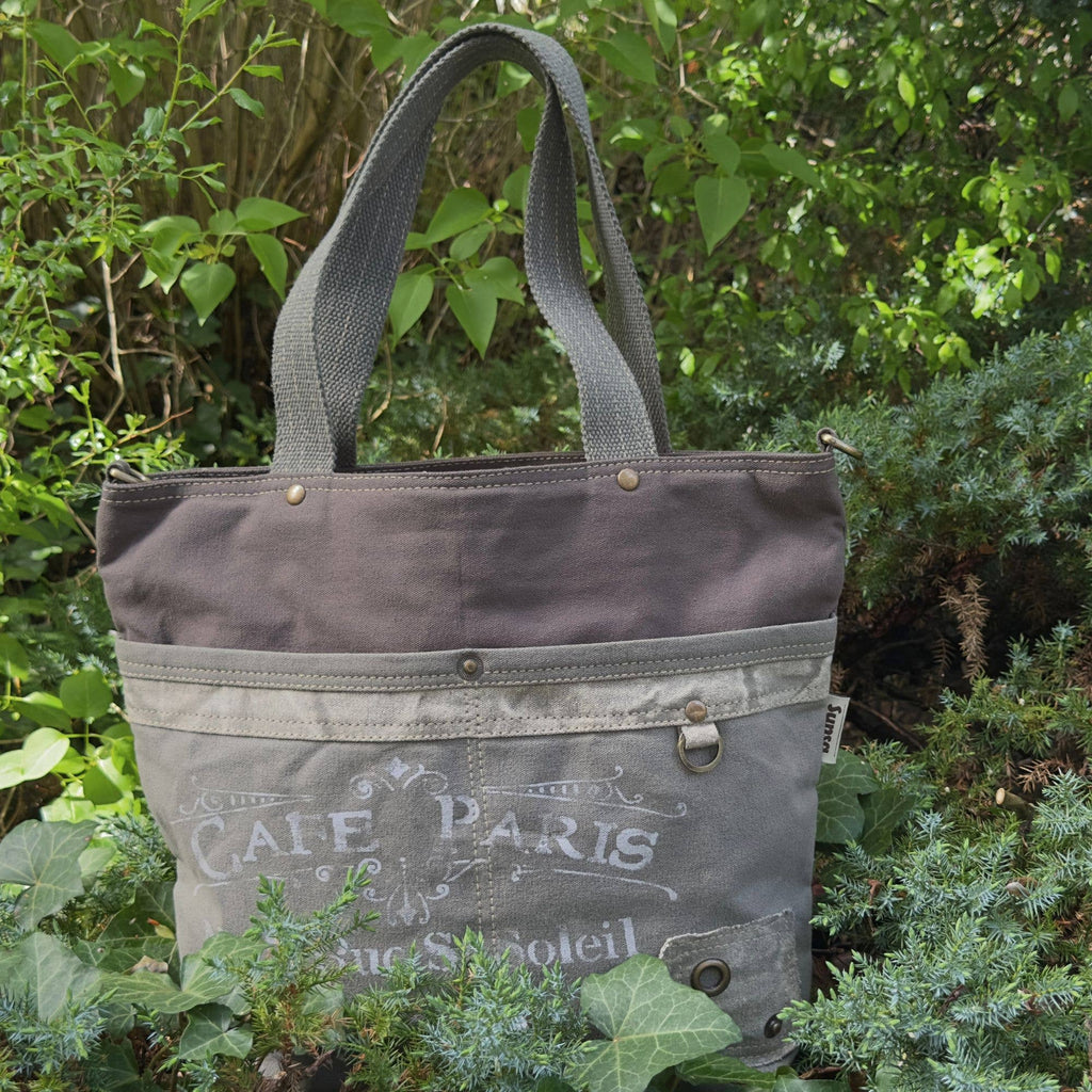 Sunsa Dames grote handtas vintage veganische schoudertas