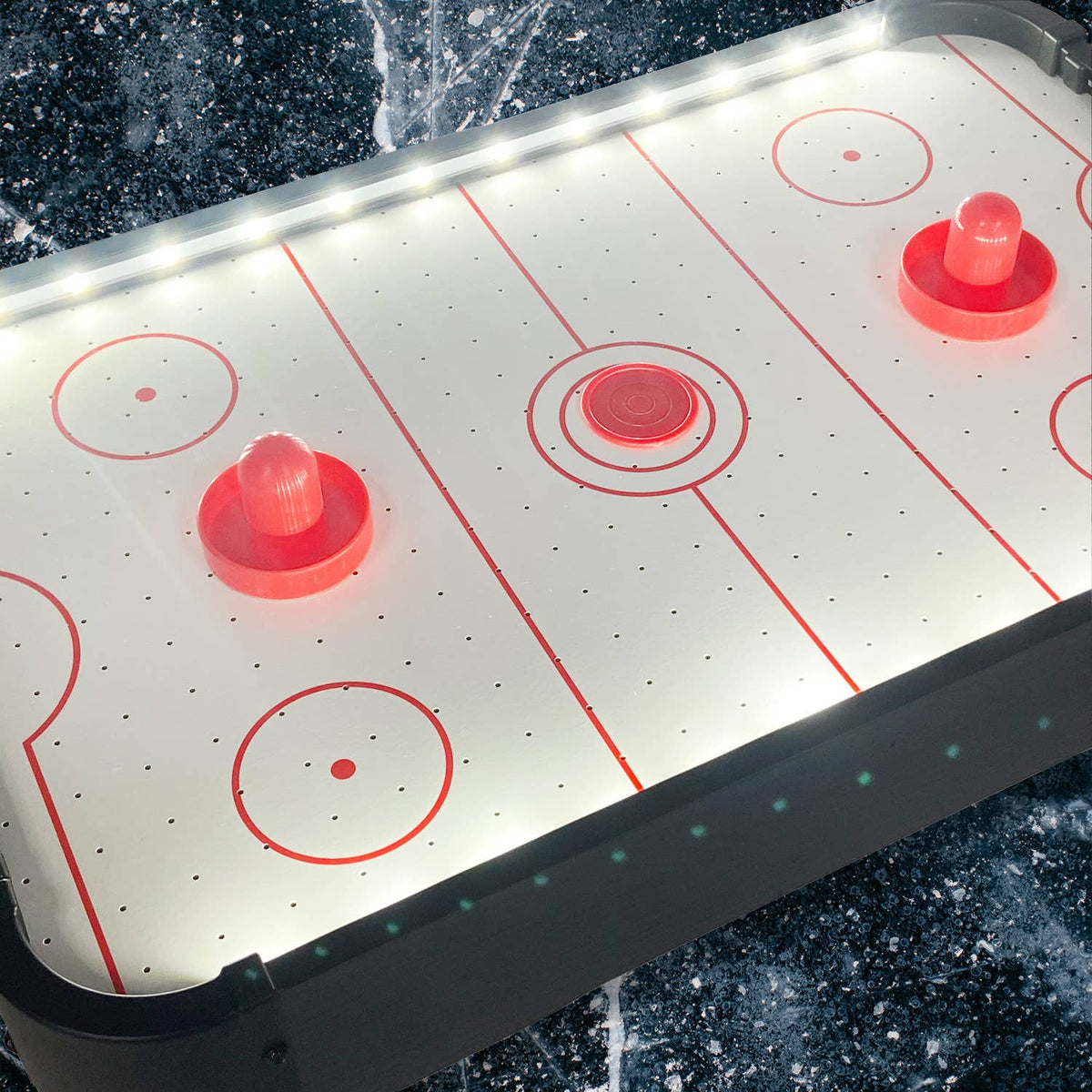 Mad Monkey - Mini Air-Hockey Tafel met LED-verlichting