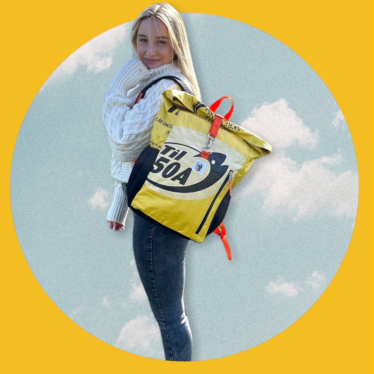 Beadbags Classic Adventure Rugzak geel