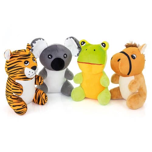 Knuffel: tijger - koala - paard - kikker