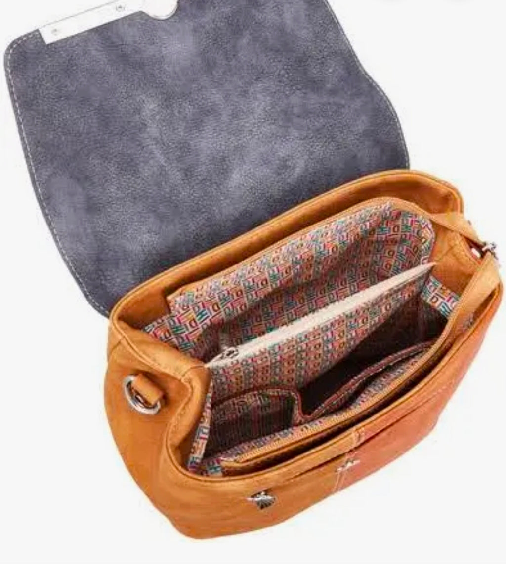 Hi-di-hi rug/schoudertas Timber