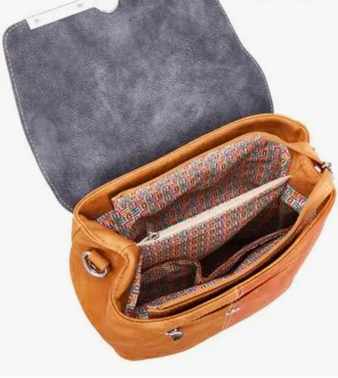 Hi-di-hi rug/schoudertas Timber