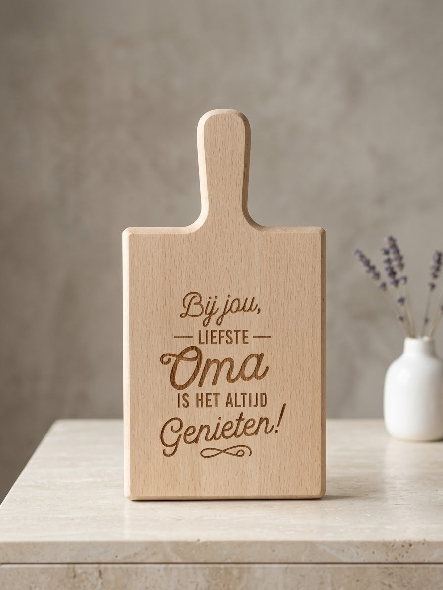Borrelplank oma - genieten