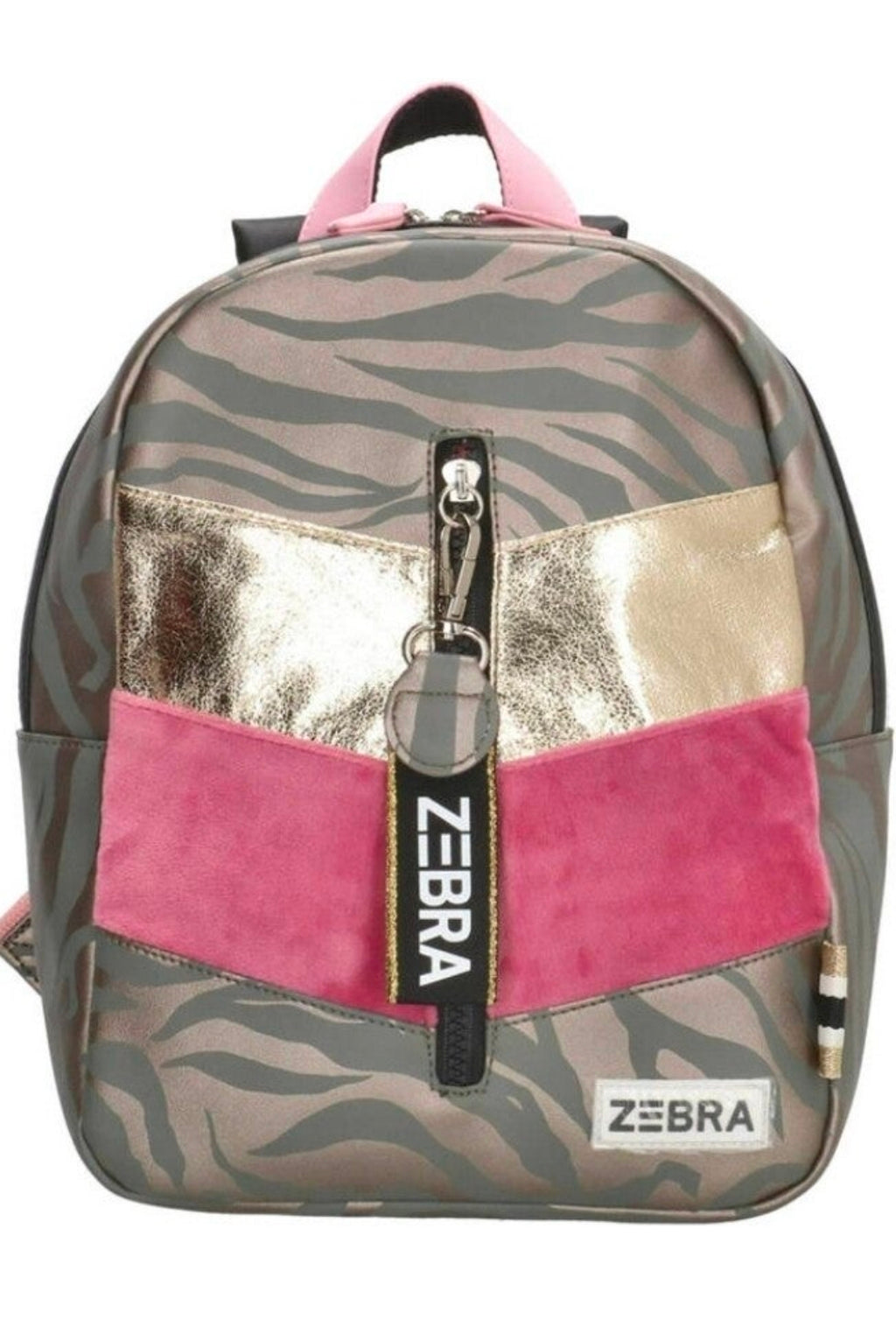 Zebra Trends  rugzak Velvet Zebra grijs