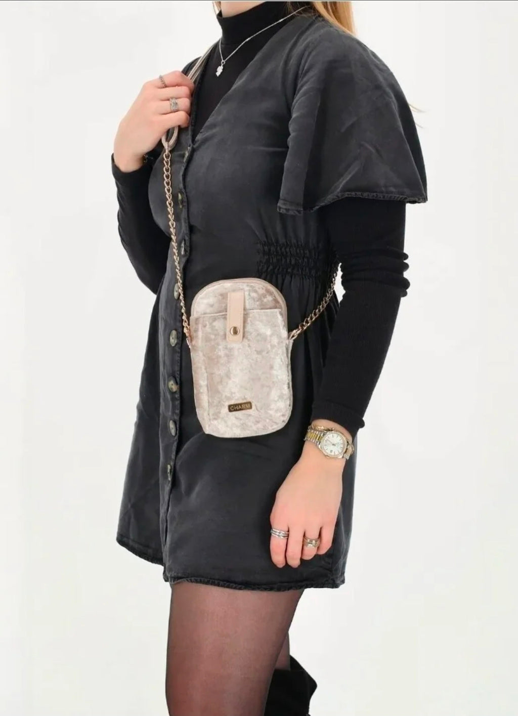 Charm London Velvet Telefoontasje