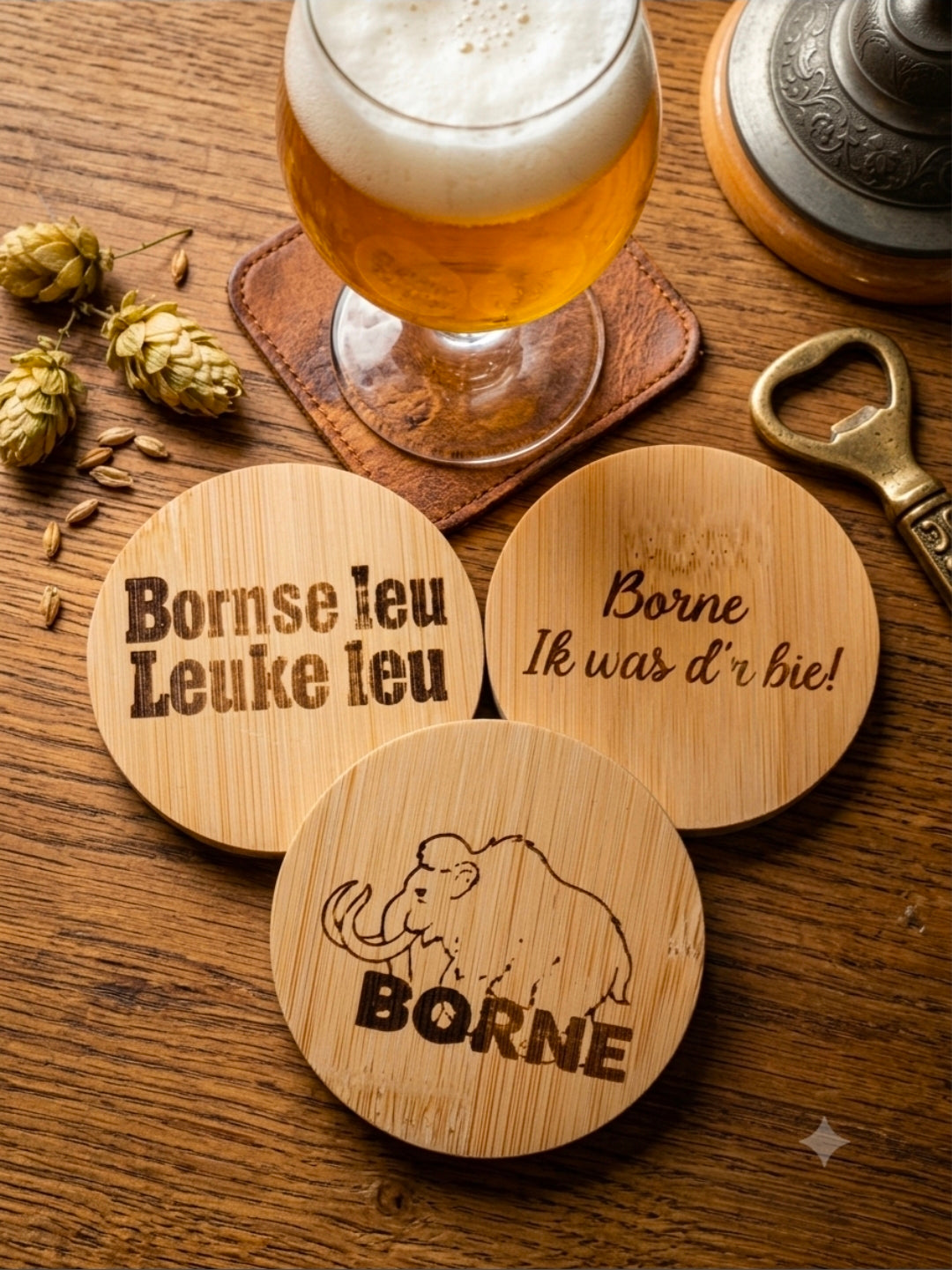 Bieropener rond Borne