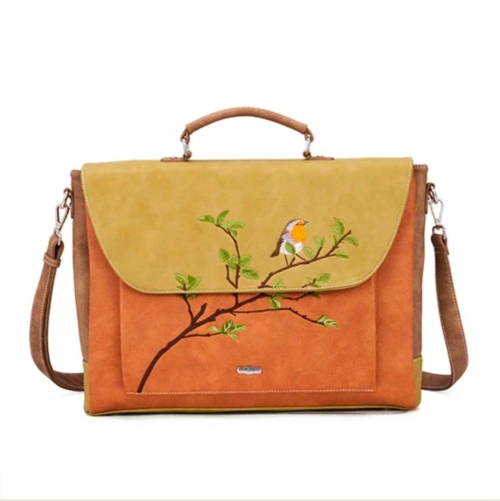 Hi-di-Hi 'Busy Bird' Laptoptas 16 inch