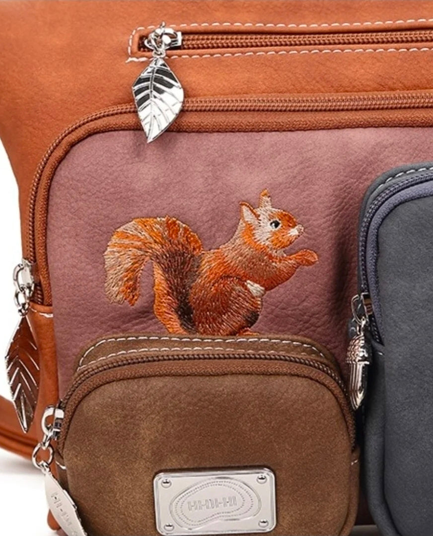 Hi-di-hi Schoudertas Squirrel