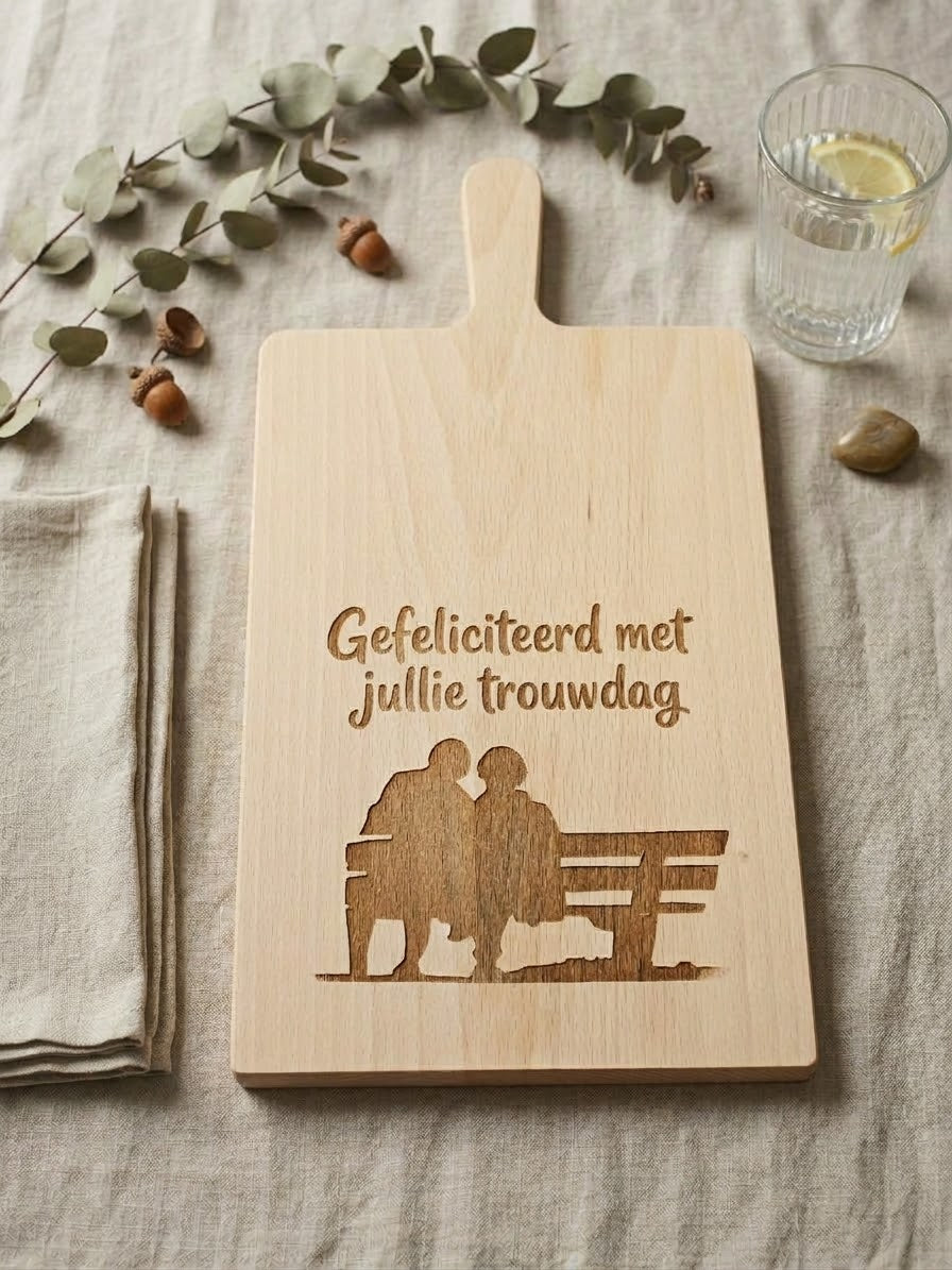 Borrelplank trouwdag
